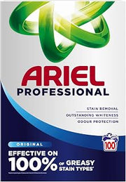 Ariel Professional Washing Powder Detergent 5.5kg Bulk Pack Intense Deep Clean Brilliant White Clothes Fresh Scent Laundry Powder for All Washing Machines Front and Top Loaders Commercial Use