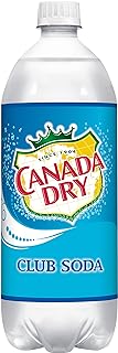 Canada Dry Club Soda, 1 Liter Bottle