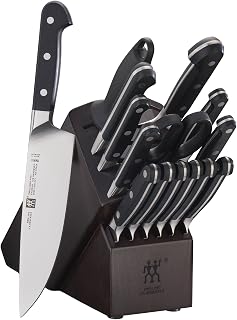 ZWILLING Pro 16-pc Knife Block Set - Walnut