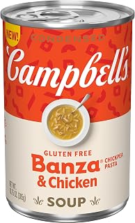 Campbell's Condensed Banza Chickpea Pasta and Chicken Soup, 10.75 Oz Can
