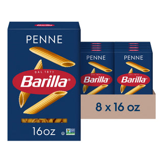 Penne Pasta by Barilla – 16 Ounce (Pack of 8), Pack of 8
