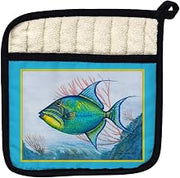 Betsy Drake PT114B Triggerfish Border Pot Holder