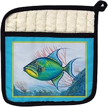 Betsy Drake PT114B Triggerfish Border Pot Holder