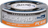 Duck Pro by Shurtape Professional Grade, Industrial Co-Extruded Cloth Duct Tape for Seaming, Splicing, HVAC and Automotive, 48mm x 60yd, 10.0 mil, Silver, 1 Roll (105516)