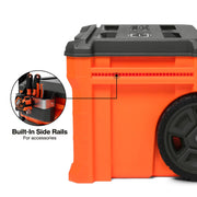 KLEIN TOOLS Two Drawer Rolling Toolbox / Orange / 250.0 pounds Tool Boxes