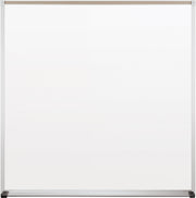 Best-Rite 48"W x 48"H / White/Silver / 4x4 Dry Erase Boards