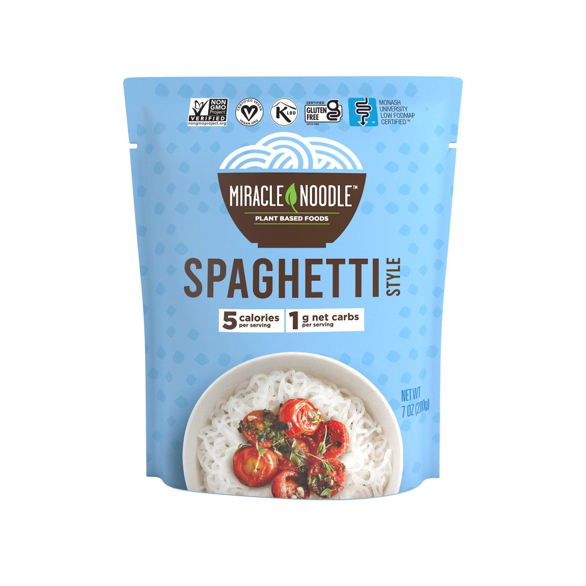 Miracle Noodle Spaghetti Noodles / 7 Ounce (Pack of 6) / 6 Shirataki