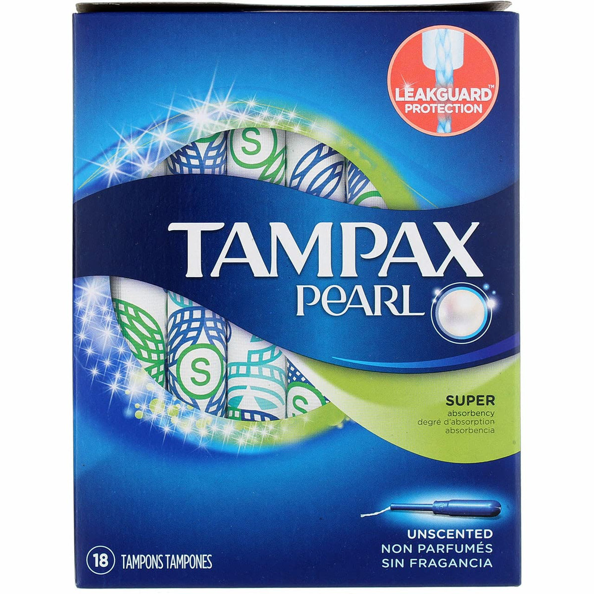 Pearl Super by Tampax – Plastic, Pack of 4, Model 452361
