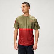 Mens SingleTrack Mountain Cycling Core T Tweed Green by Endura – Large, Polyester, Tweed Green, Model E3232