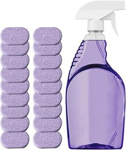Splash Spray Cleaner Bottle with 18PCS Cleaning Tablets, Multi Purpose Kitchen Cleaner Spray for Oven Kitchen Bathroom.
