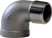 KINGDOM 1/2" 304 Stainless Steel 90 Degree Street Elbow, MNPT X FNPT