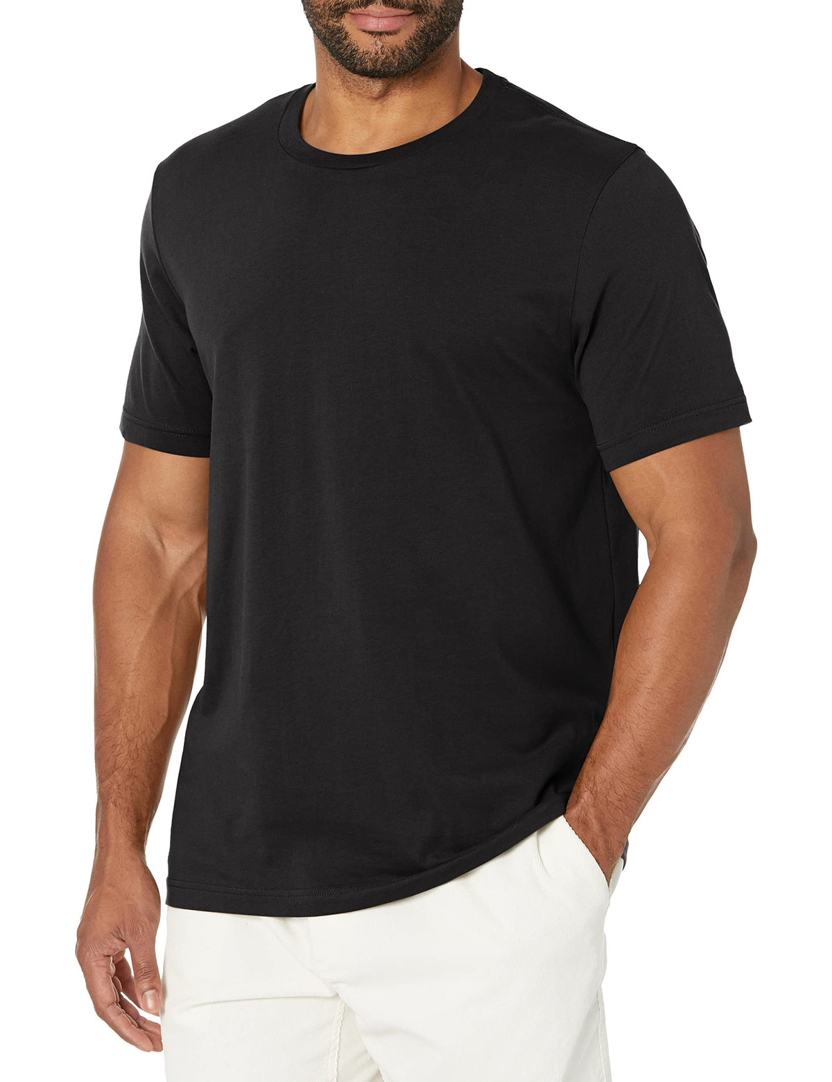Bella + Canvas Small / Black / Airlume Cotton Crew Tee T-Shirts