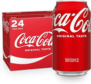 Coca-Cola Soda Soft Drink Cans, 12 fl oz, 24 Pack