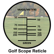 8x22 Blueline Ruby Lens Golf Scope (Yards) by Barska – Alloy Steel, Model AA10198