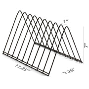 Triangle Wire File Sorter by Officemate – 10 inches (W) x 10 inches (D) x 24 inches (H), 9 pages, Steel Wire, Black, Model 93150