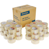 AP 101 1.6 Mil Carton Sealing Tape by Shurtape – 2" x 110 Yds., Polypropylene, Clear, Pack of 36, Model 230982