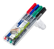 Permanent Markers () by STAEDTLER – 1 Count (Pack of 1), Plastic, Assorted, Model STD313WP4A6