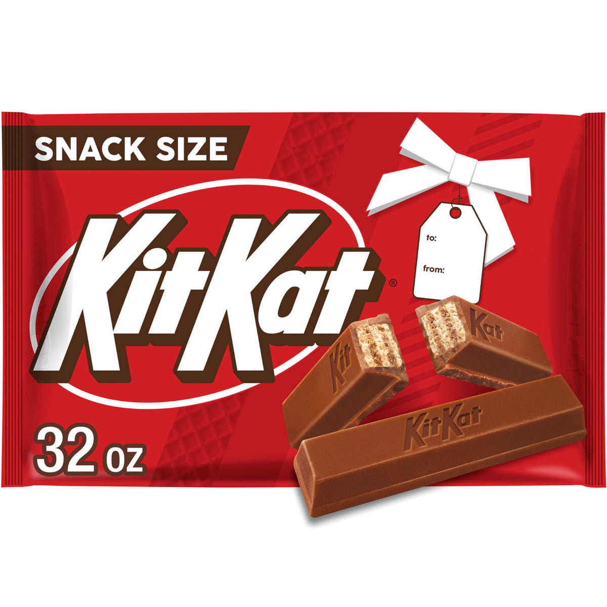 Milk Chocolate Wafer Snack Size by Kit Kat – 32 Ounce (Pack of 1), brown, Model 00034000259106