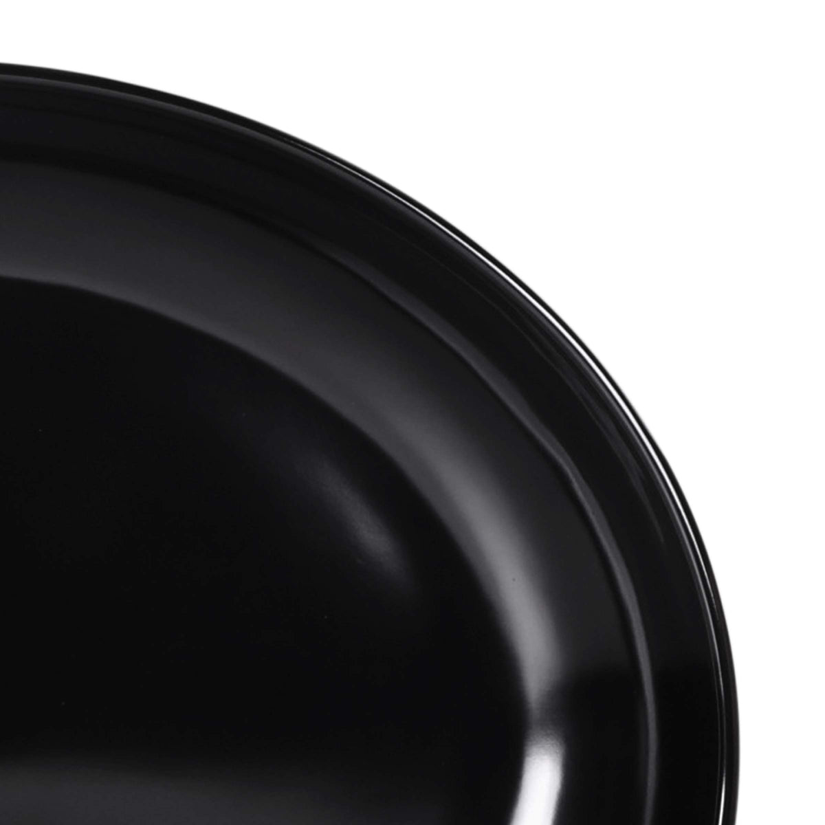 Elite Global 15" x 13" Coupe Oval Heavy-Duty Melamine Plastic Serving Platter by Elite Global Solutions – 15" x 13", Melamine, Coupe, Model M1513OV-B