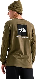 The North Face Men's Core Box Long Sleeve NSE Tee | T-shirt With Ribbed Collar & Cuffs for Durability