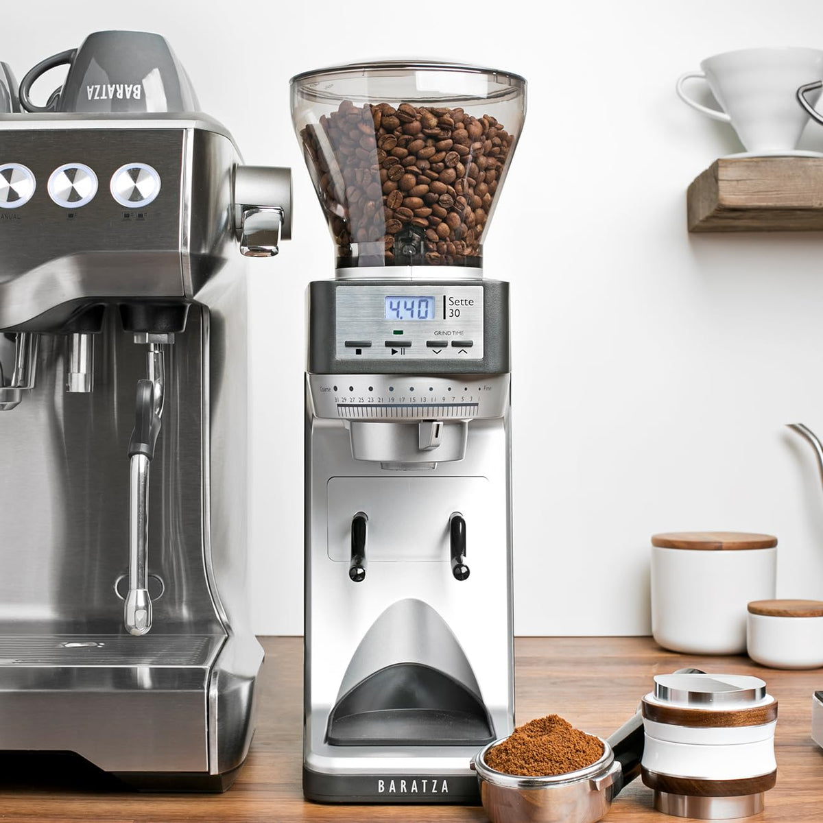 Sette 30 Conical Burr Grinder by Baratza – 0.3 kilograms, Stainless Steel, Black, Model 1130