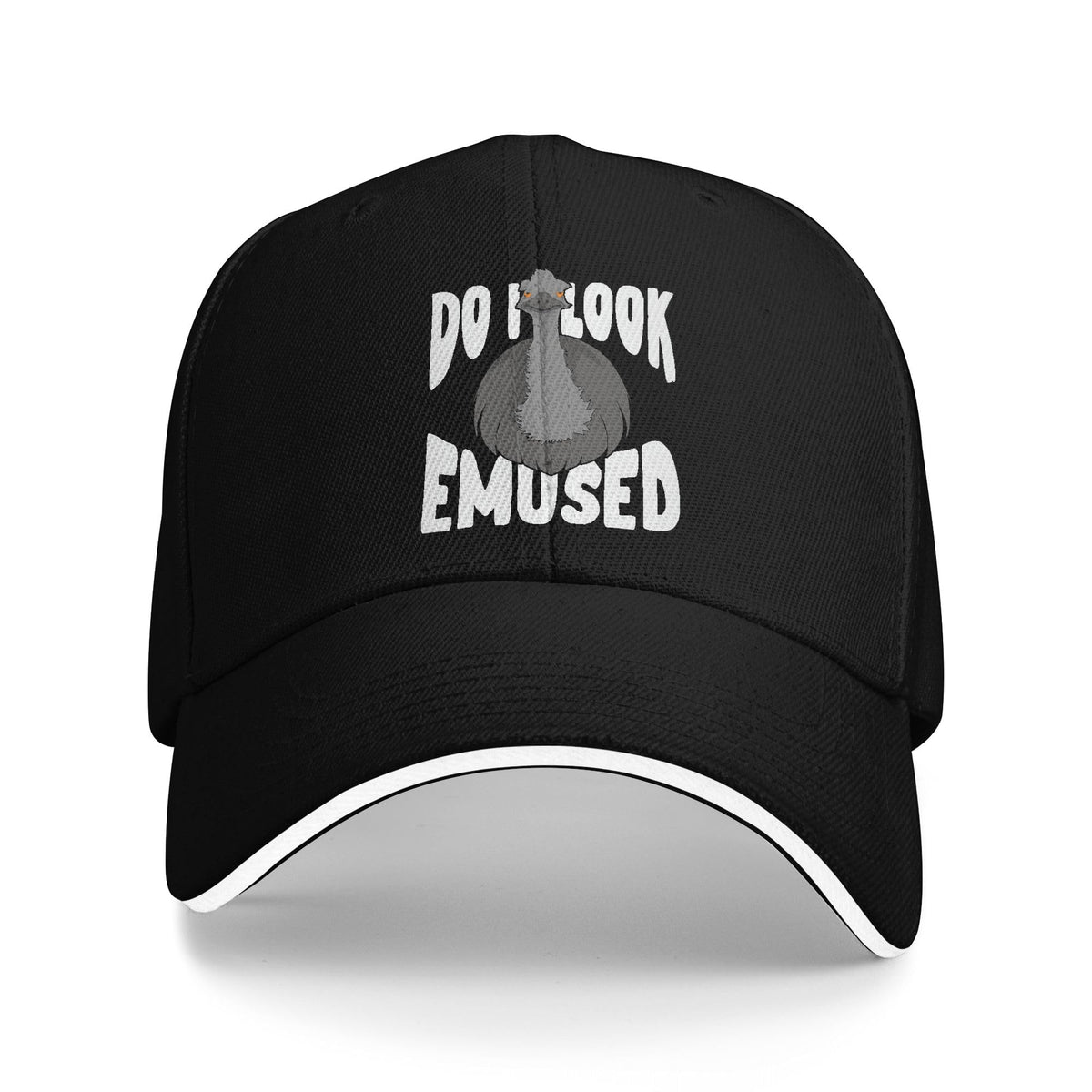 Baseball Cap by LUJNGPLS – Polyester, Emused Emu Animal