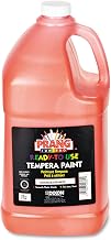 Prang 22802 Ready-to-Use Tempera Paint, Orange, 1 gal