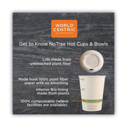 World Centric BO-SU-32 100% Compostable No Tree Paper Bowl – Made from Unbleached Sugarcane Paper, 32 oz, Natural Color (Pack of 500)