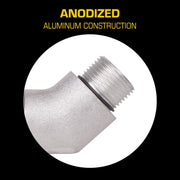 AirSpade 2000 45 Degree Angled Adaptor by Guardair – 36 INCH, aluminum, Multicolor, Model HT119