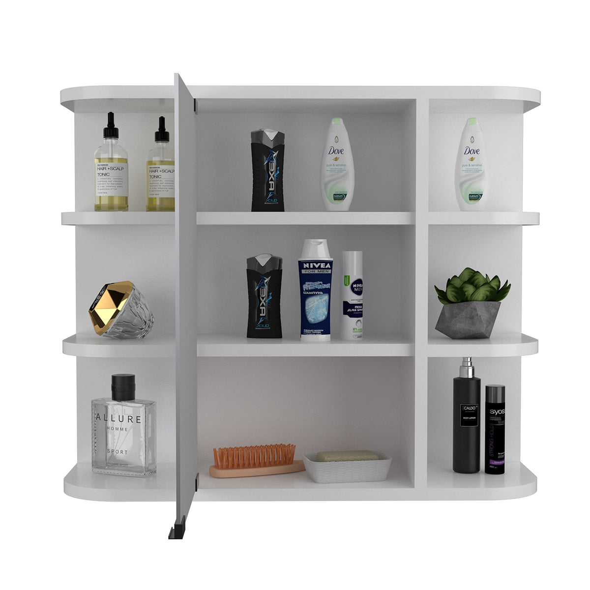 DEPOT E-SHOP White / Modern / 1 Medicine Cabinets
