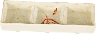 Yanco OR-4030 Orchis Triple Divided Sauce Dish