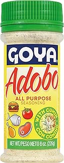 Goya Adobo All Purpose Seasoning with Cumin, Latin Spice Blend, Meat, 8oz