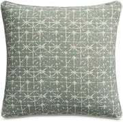 Michael Amini Renue Foster Fennel Pillow Set of 2 Square Cushions 100% Polyester Durable Fabric Soft Filling Decorative Accent for Living Room Couch Bed Lounge