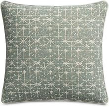 Michael Amini Renue Foster Fennel Pillow Set of 2 Square Cushions 100% Polyester Durable Fabric Soft Filling Decorative Accent for Living Room Couch Bed Lounge
