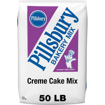 Regular Crème Cake Mix by Pillsbury – 50 Pound (Pack of 1)