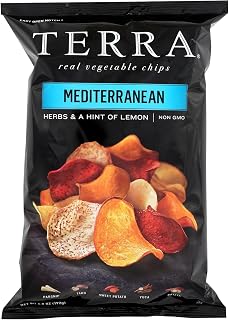 Mediterranean Exotic Vegetable Chips, 6.8 Ounce Bags (Pack of 12)