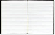 Rediform Blueline A7EBLK EcoLogix Notebook 7 1/4 x 9 1/4 College Ruled Hard Cover White 75 Sheets