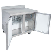 36 1/4" Worktop Refrigerator by MOTAK – 38.98x32.68x42.52, In Description, Check Images, Model MWR-36-X