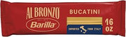 Al Bronzo Barilla Bucatini Pasta, Imported from Italy, 16oz
