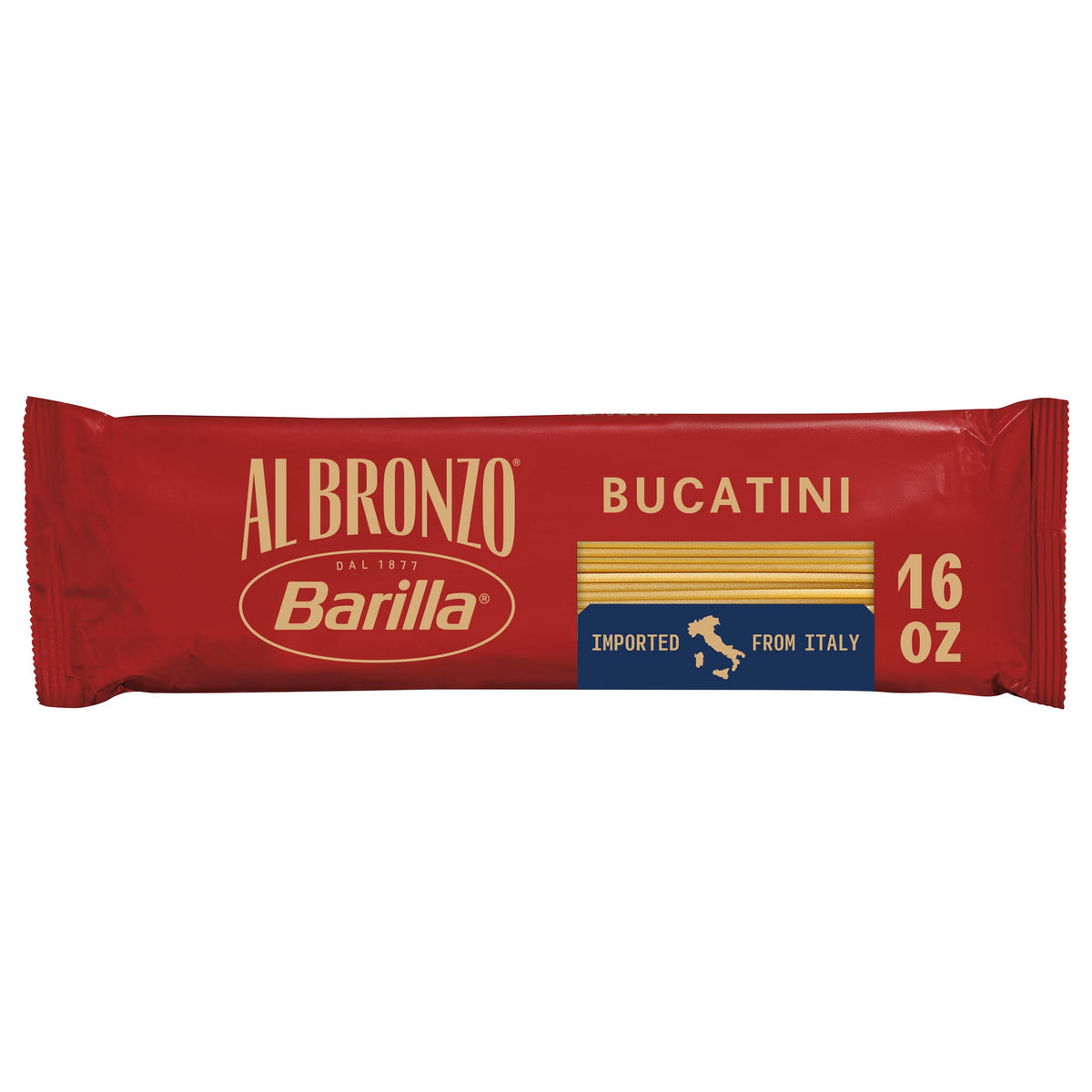 Al Bronzo Bucatini Pasta by Barilla – 16 Ounce (Pack of 1)
