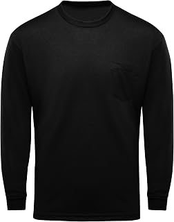 Red Kap Mens Long-Sleeve Performance Core Pocket Tee