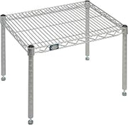 Nexelate Silver Epoxy Wire Dunnage Rack, 24"W x 18"D x 14"H