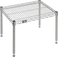 Nexelate Silver Epoxy Wire Dunnage Rack, 24"W x 18"D x 14"H