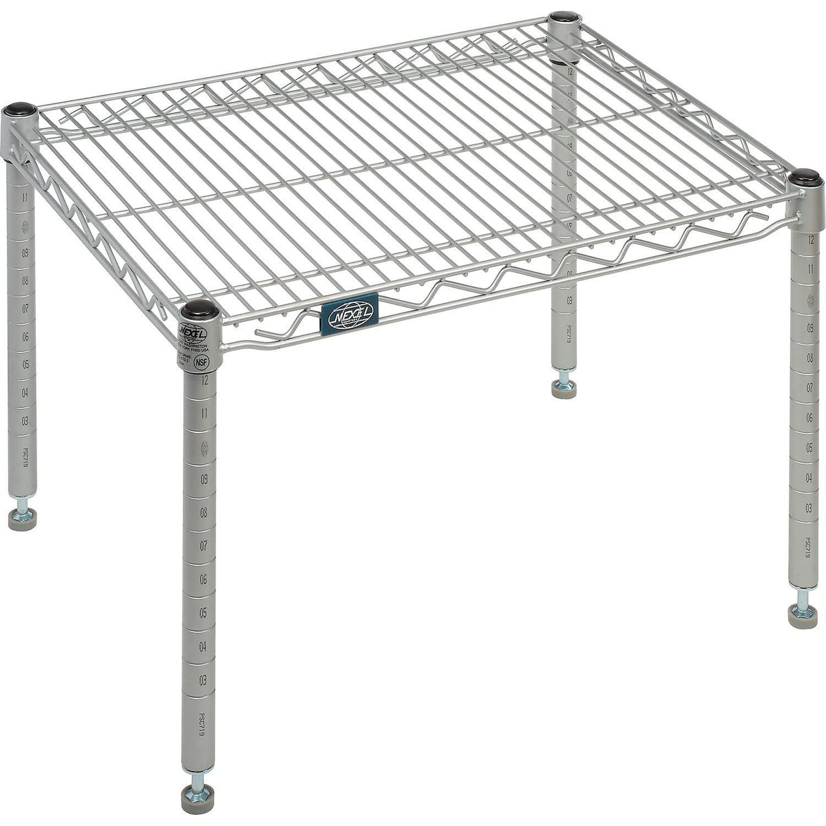 Nexelate Silver Epoxy Wire Dunnage Rack – Wire, Silver, Model P1830EP
