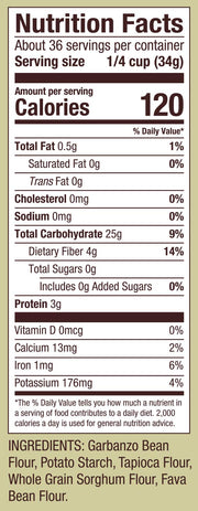 Bob's Red Mill 44 Ounce (Pack of 4) / Natural / Resealable Wheat Flours & Meals