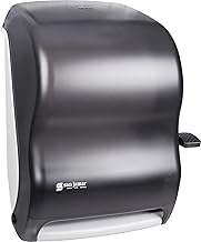 San Jamar T1100TBK Lever Roll Towel Dispenser w/o Transfer Mechanism- Black