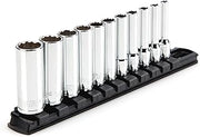 TEKTON 1/4 Inch Drive 12-Point Socket Set, 11-Piece | SHD90107