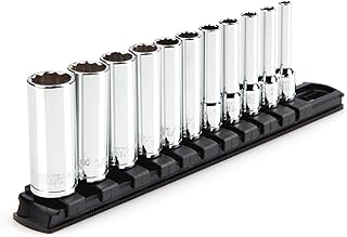 TEKTON 1/4 Inch Drive 12-Point Socket Set, 11-Piece | SHD90107