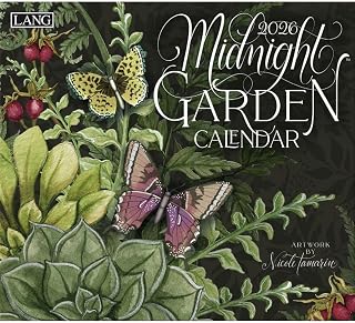 Lang, Midnight Garden 2026 Wall Calendar by Nicole Tamarin, 13.4'' X 12'', 12-Month Calendar with Stapled Binding