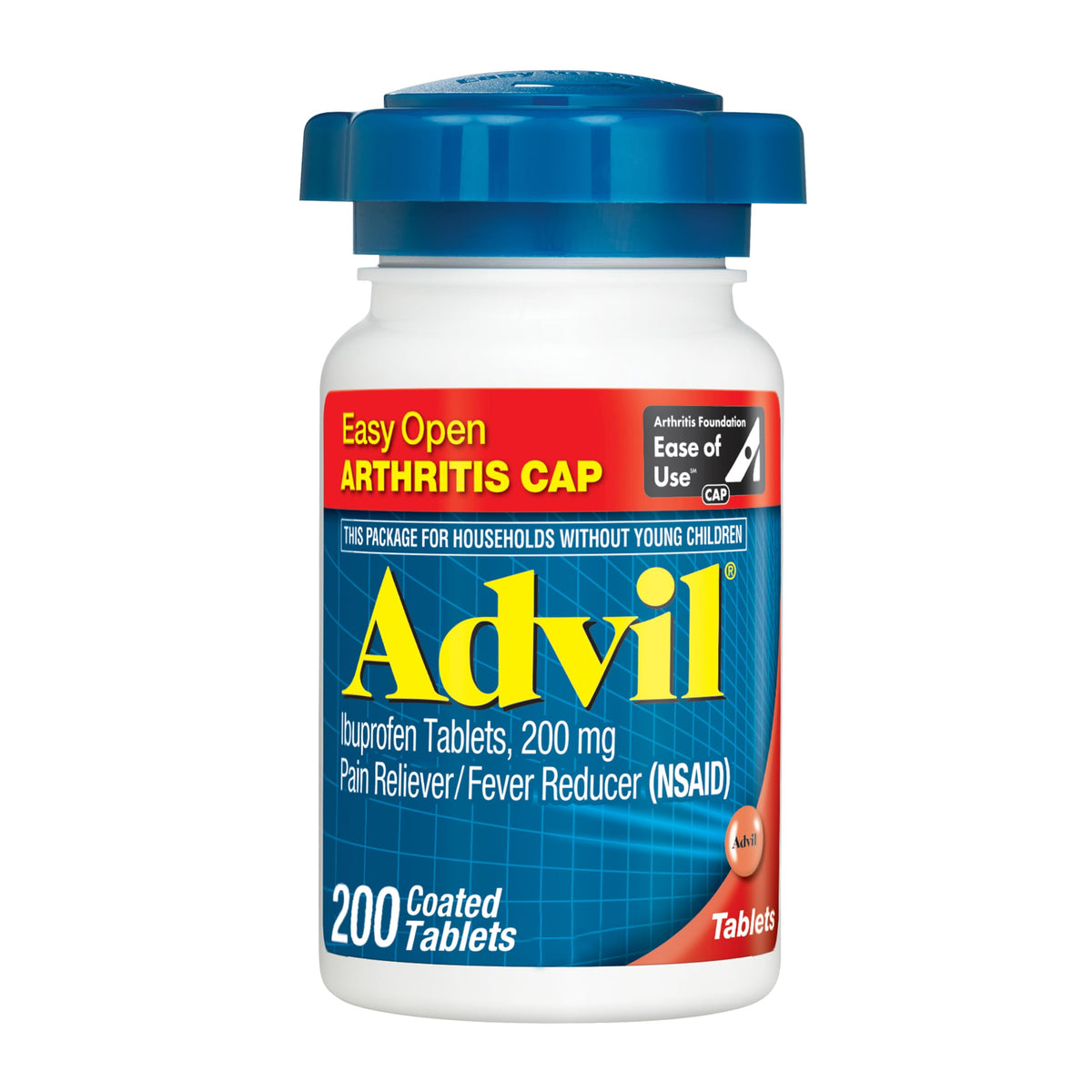Advil Coated Tablets / 200mg / Coated Tablets ( (200mg) Ibuprofen